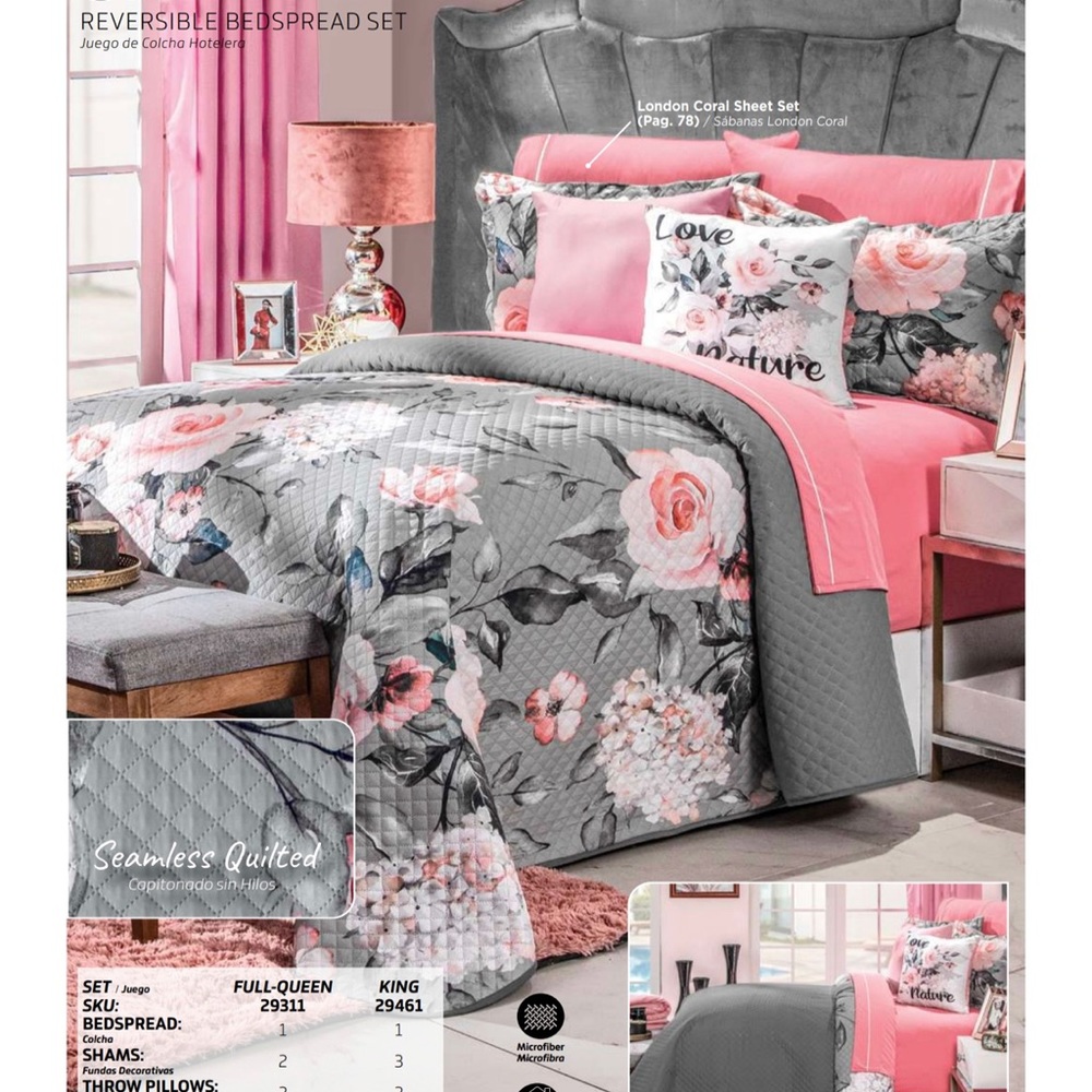 Bedding, variety of styles and colors